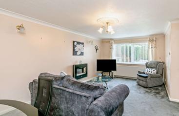 Larkhall Place, Mansfield — living room