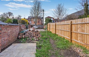 Regent Street, Kettering — rear garden